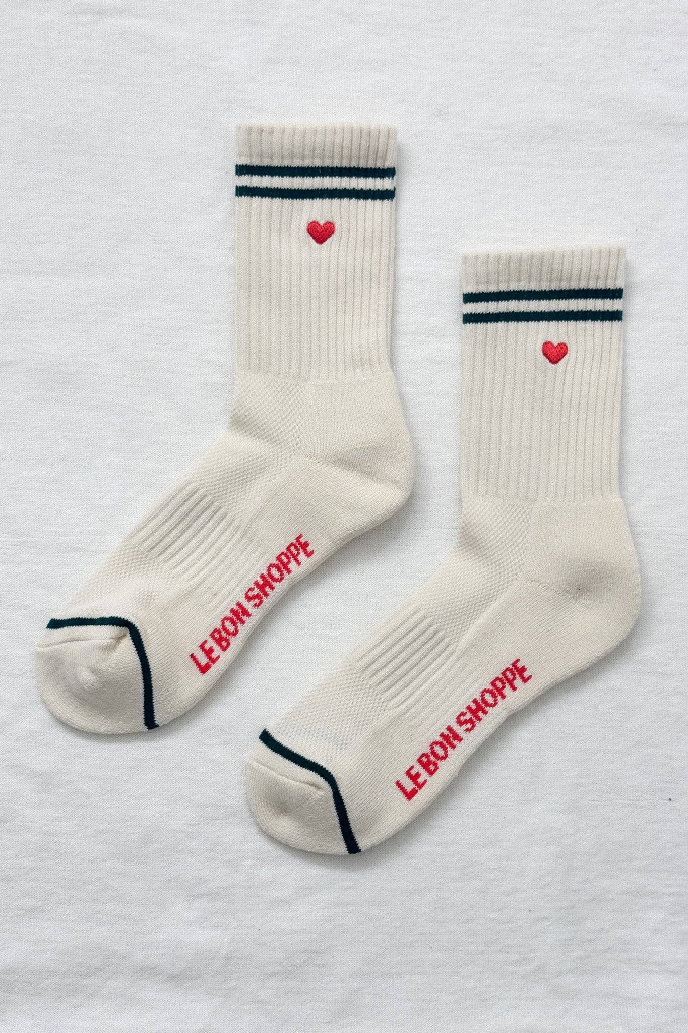 Embroidered Boyfriend Socks