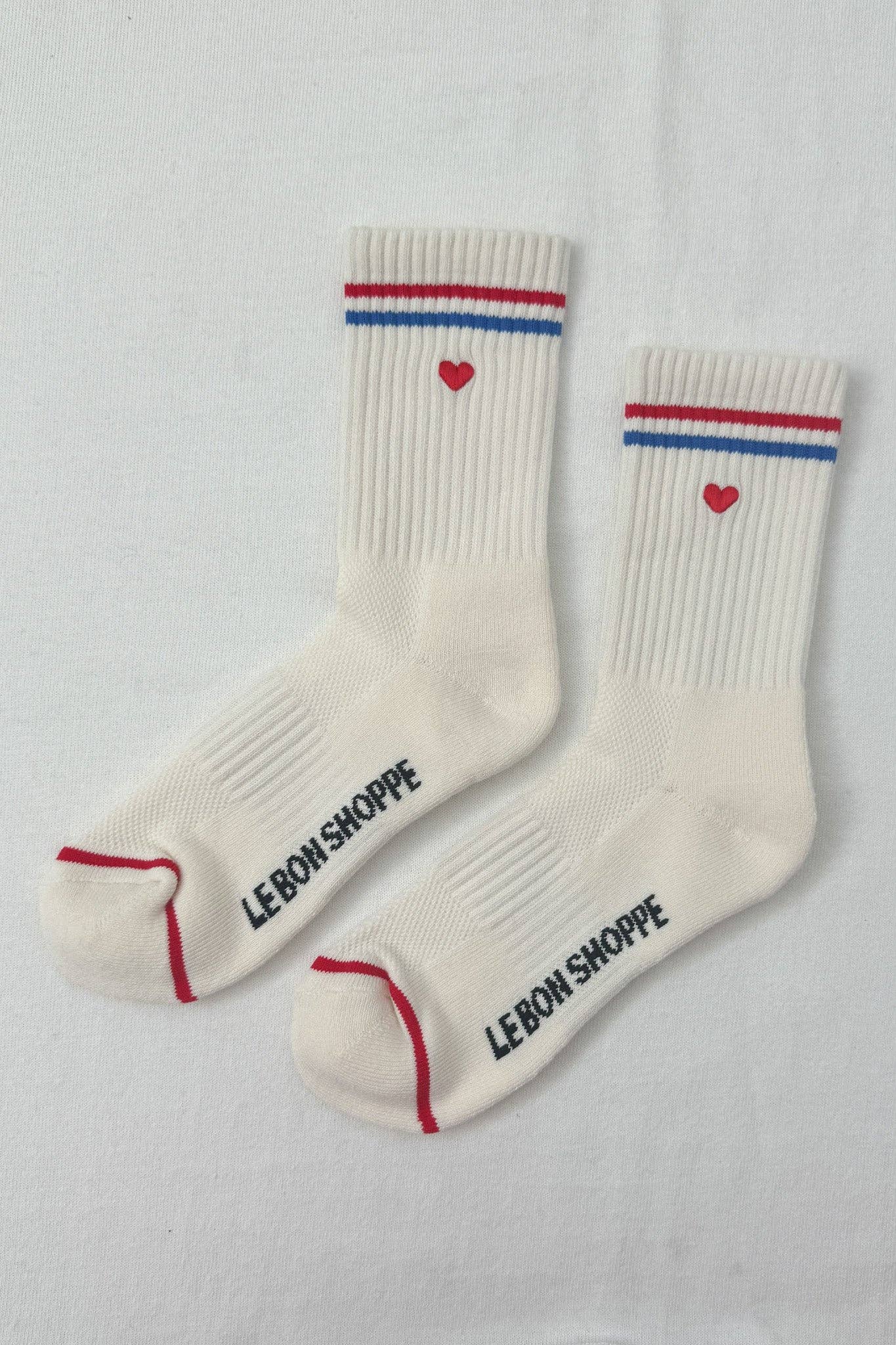 Embroidered Boyfriend Socks