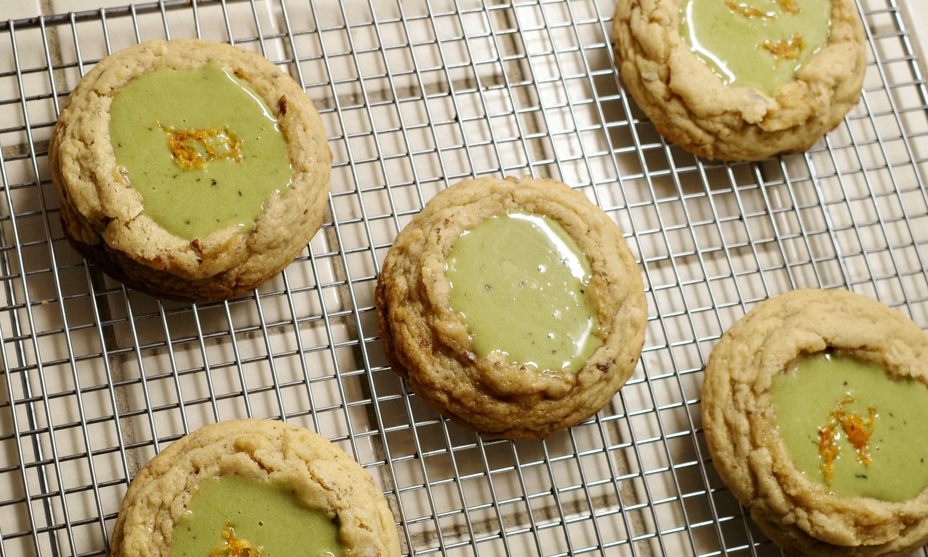 Cozy October Golde Matcha Cookies with Claire and Beija