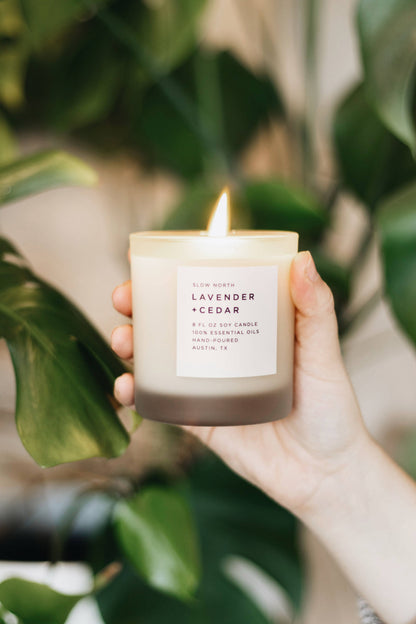 Lavender + Cedar Candle