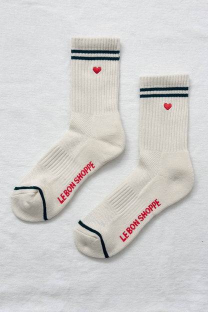 Embroidered Boyfriend Socks