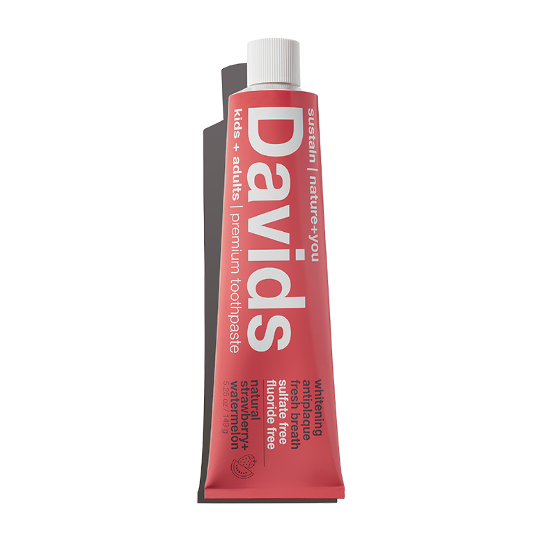 Davids kids+adults premium toothpaste/strawberry watermelon