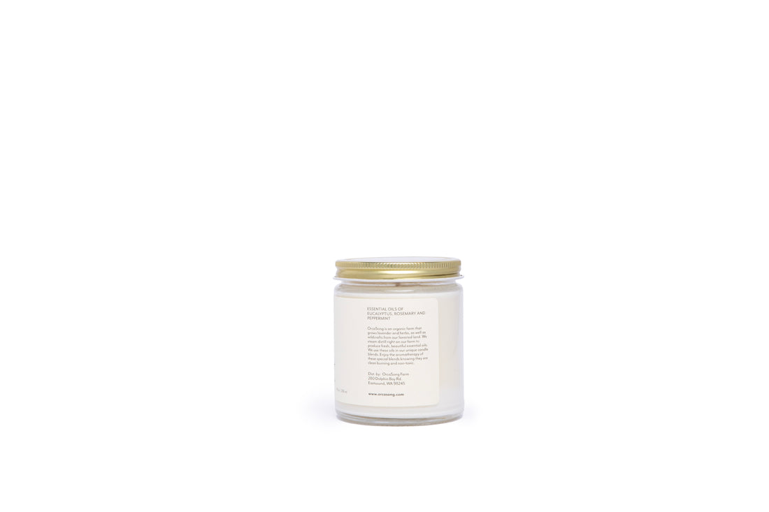 Rosemary, Eucalyptus &amp; Peppermint Soy Candle