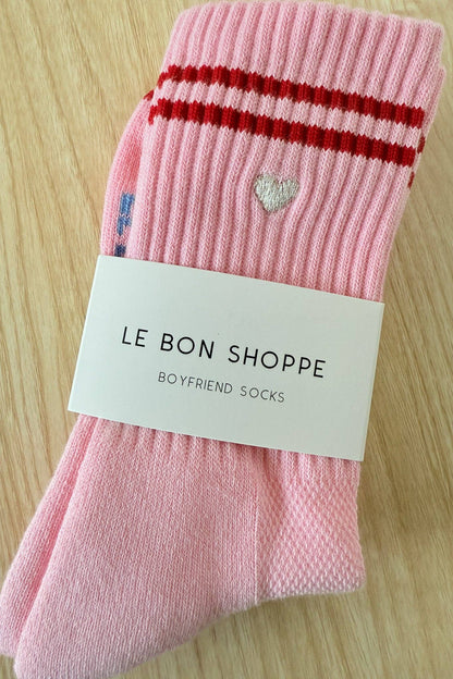 Embroidered Boyfriend Socks