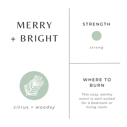 Merry + Bright - Fir, Clementine &amp; Clove - Holiday 2025