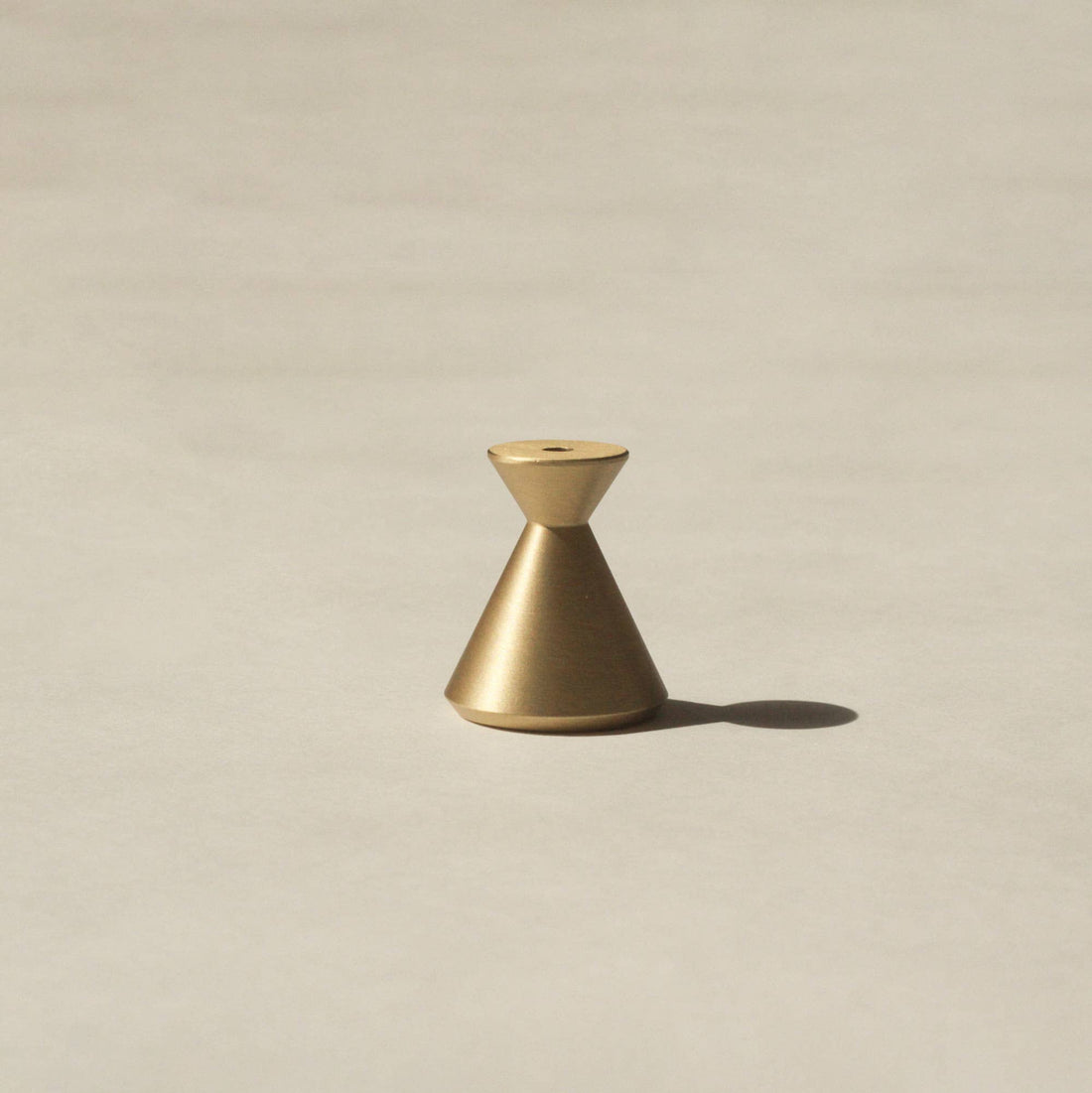 Hourglass Brass Incense Holder