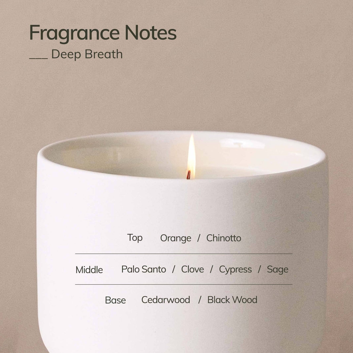 Deep Breath Wellness Candle