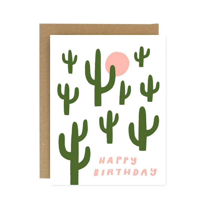 Cactus Birthday Card