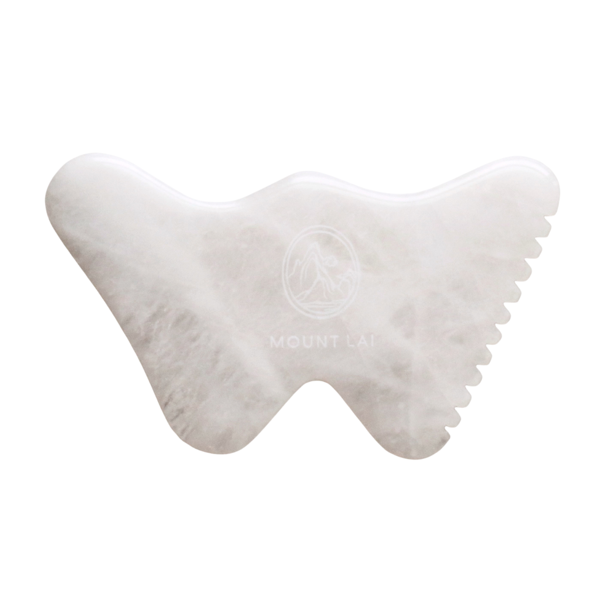 The Vitality Qi White Jade Gua Sha Sculpting Tool