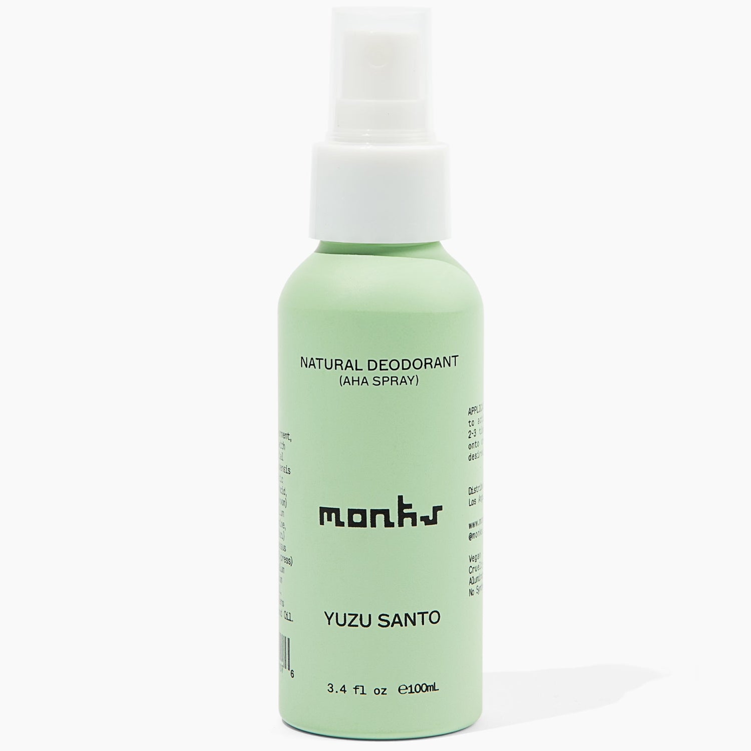 Yuzu Santo AHA Natural Deodorant Spray