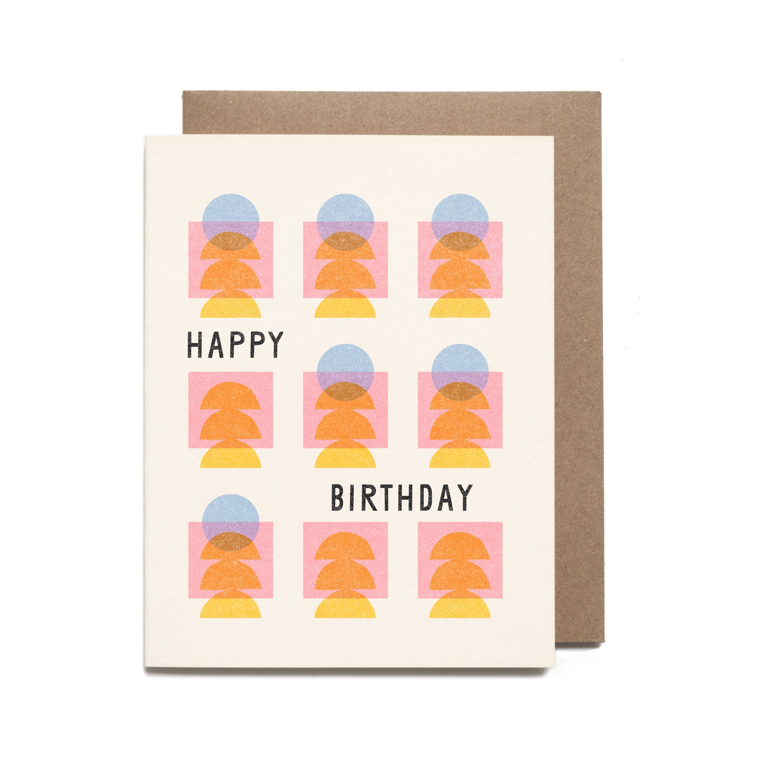 Happy Birthday Grid Card