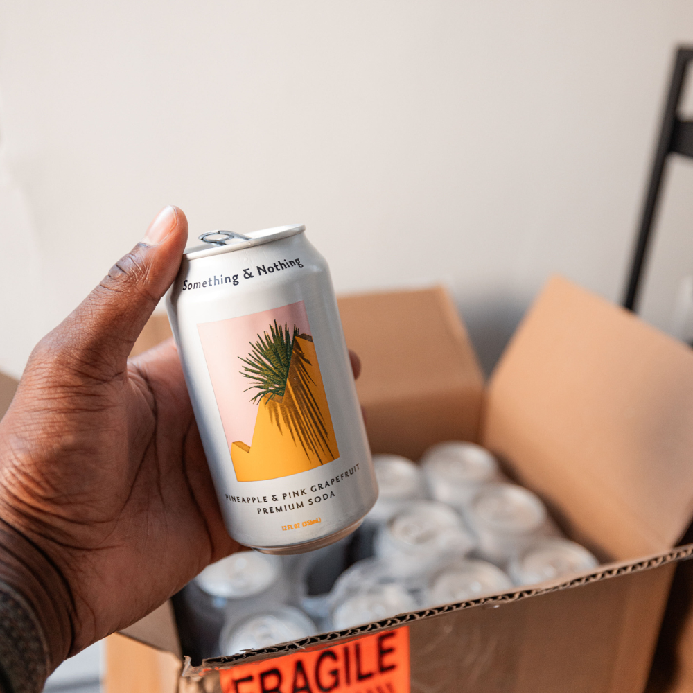 Pineapple &amp; Pink Grapefruit Premium Soda