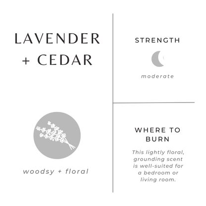 Travel Tin Candles | Lavender + Cedar (6 oz.)