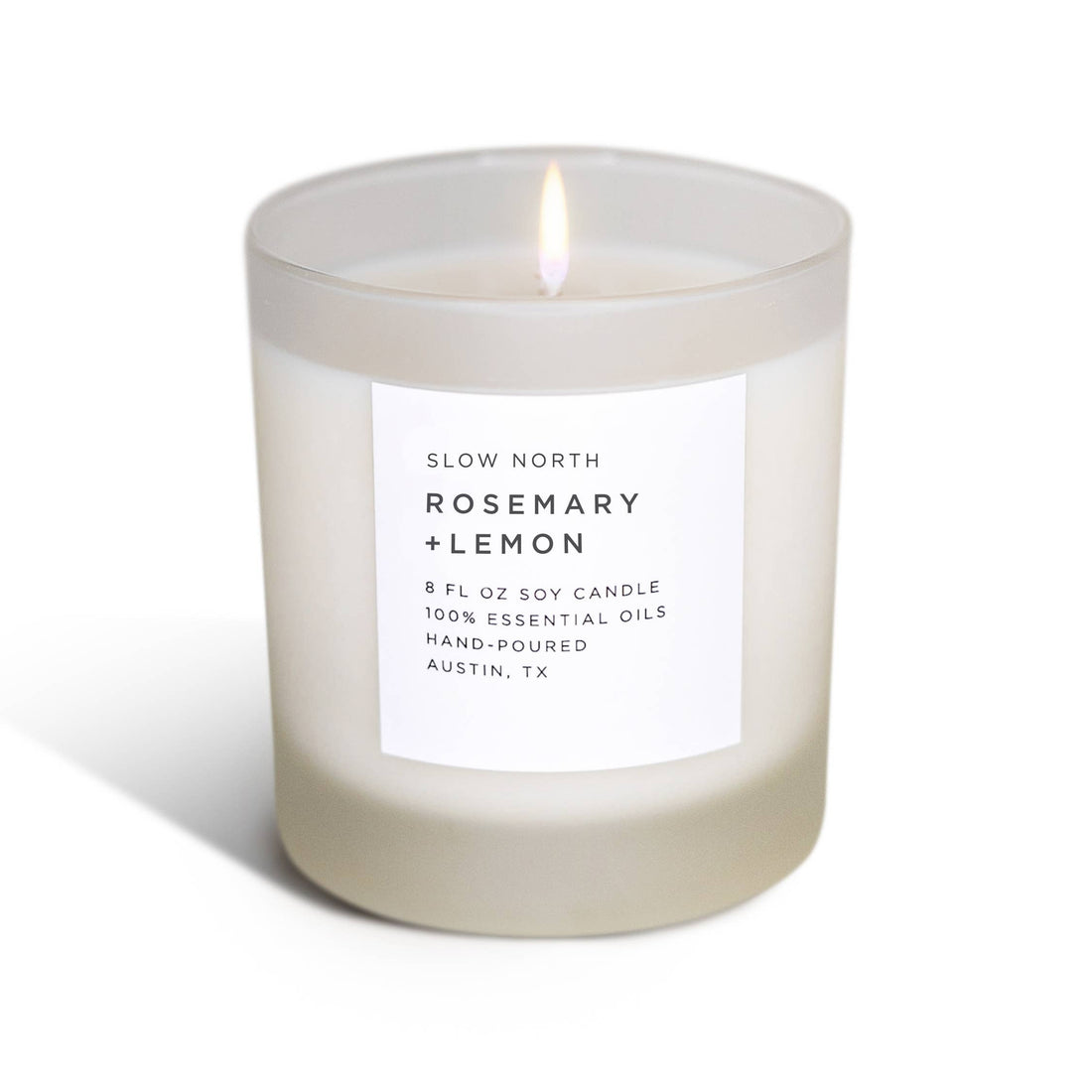 Rosemary + Lemon - Non-Toxic Candle - Spring Gift