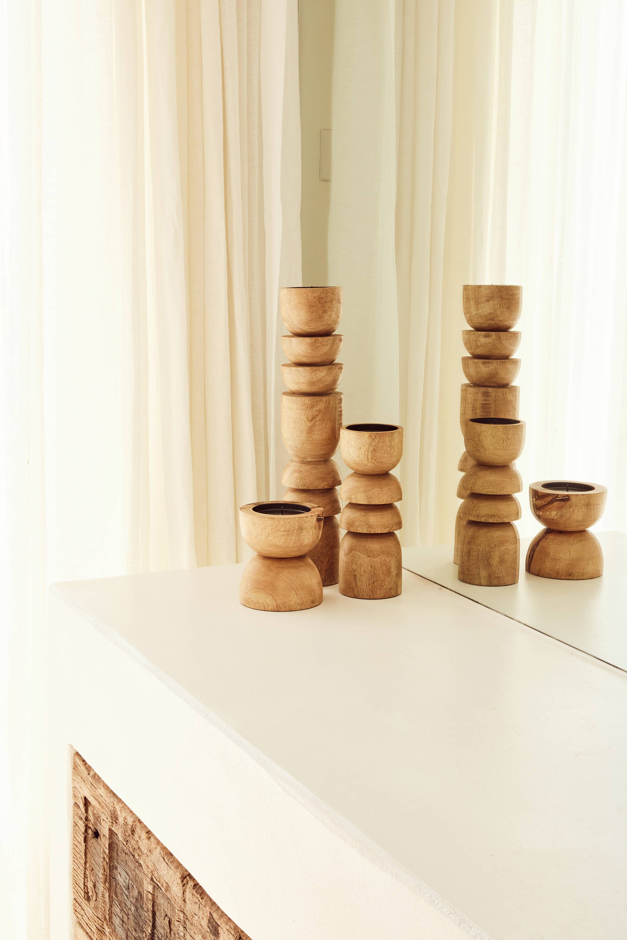 Toulin Candle Holder Natural Collection