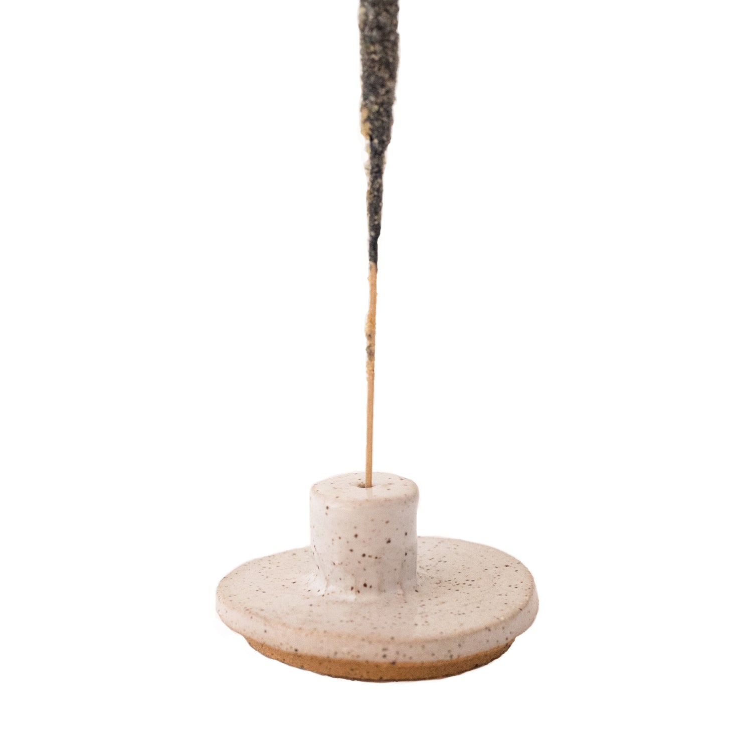 White Ceramic Incense Holder