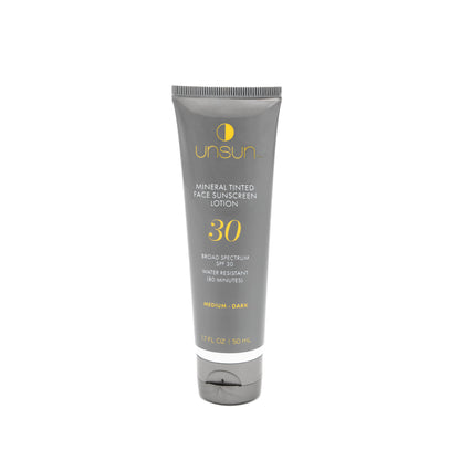 Mineral Tinted Face Sunscreen Lotion SPF 30 Medium-Dark